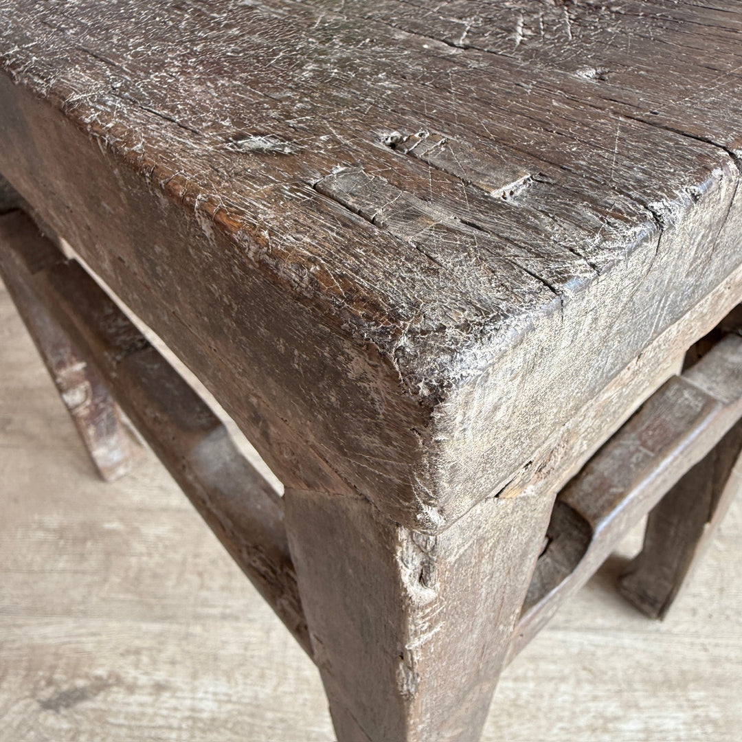 Antique Elm Side Table | Florrie