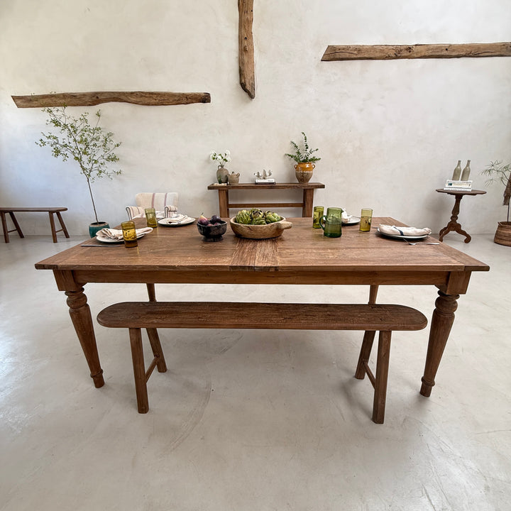 Reclaimed Extending Dining Table | 200–300cm Salvaged Dining Table | Windsor