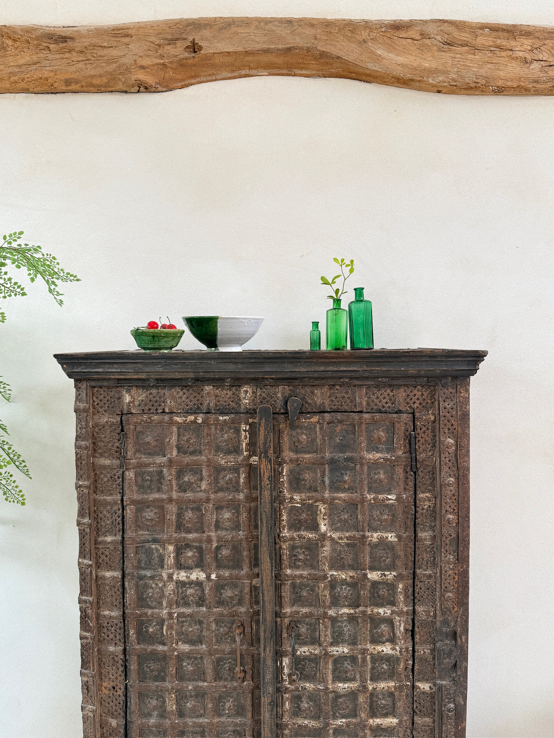 Antique Indian Dowry Chest Cupboard | Jardin