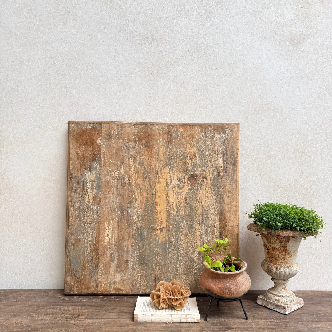 Antique Indian Abstract Wall Art Panel | Nauticus