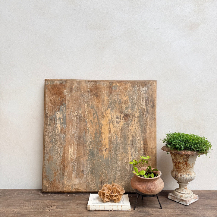 Antique Indian Abstract Wall Art Panel | Nauticus