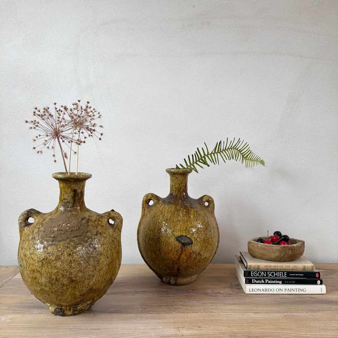Large Yellow Tamegroute Vase