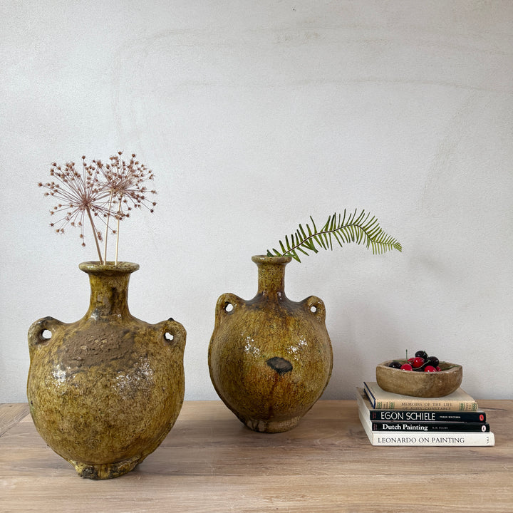 Large Yellow Tamegroute Vase