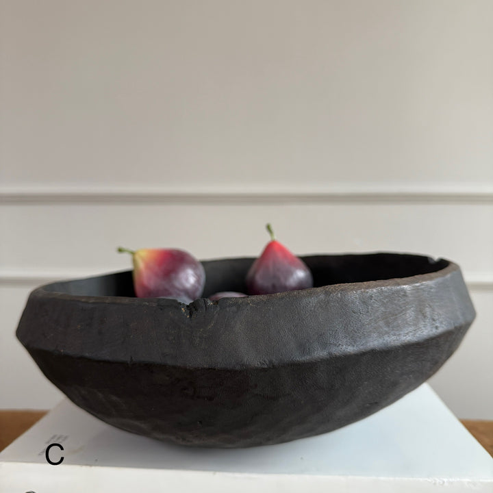 Antique Moroccan charred bowl