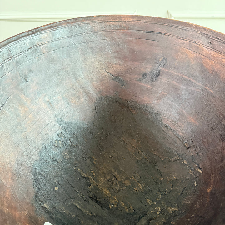 Patterned Antique Moroccan bowl XL