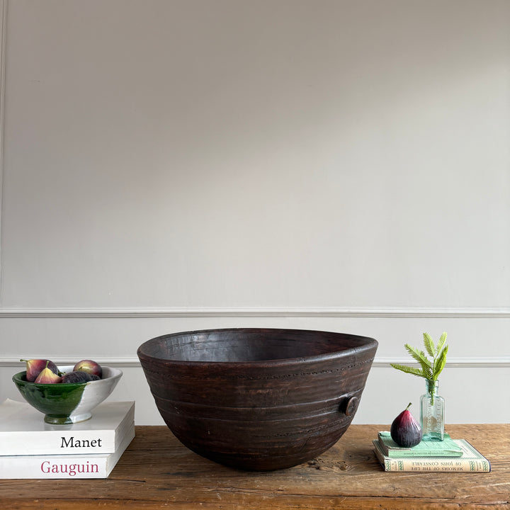 Patterned Antique Moroccan bowl XL
