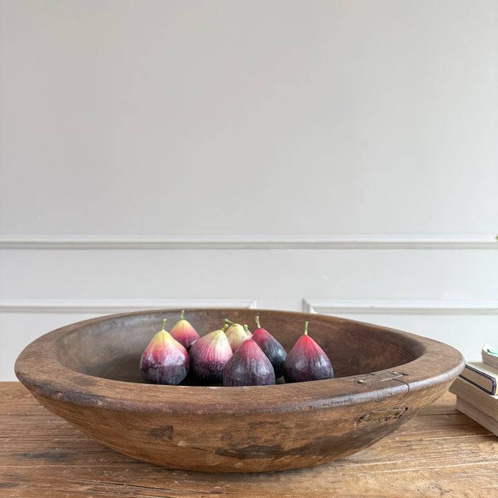 Antique wooden Plate Extra Large