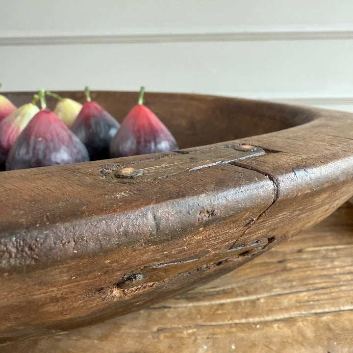 Antique wooden Plate Extra Large
