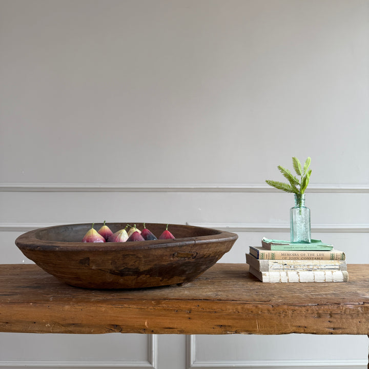 Antique wooden Plate Extra Large