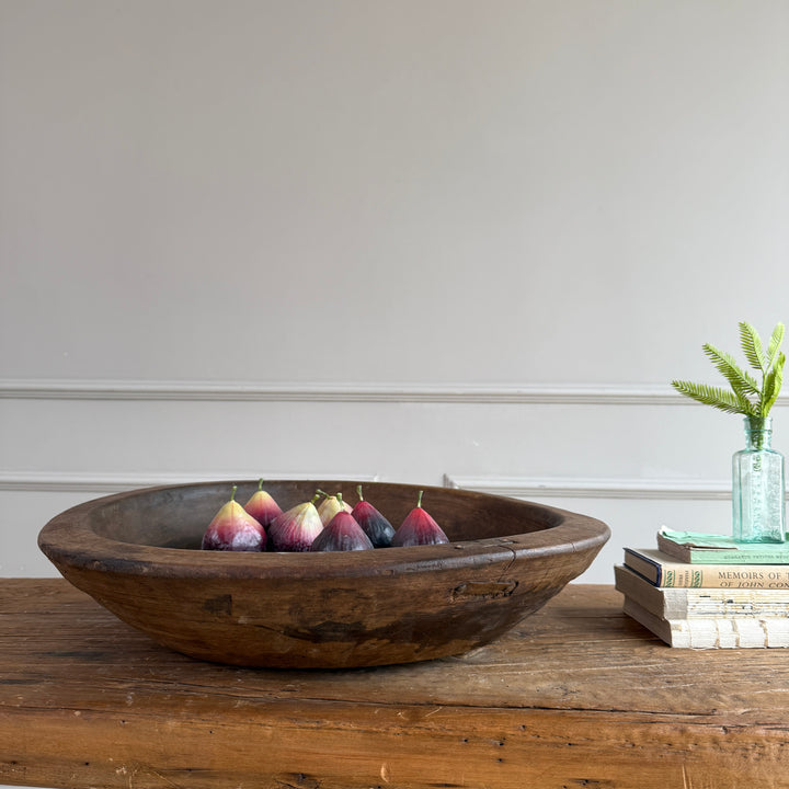 Antique wooden Plate Extra Large