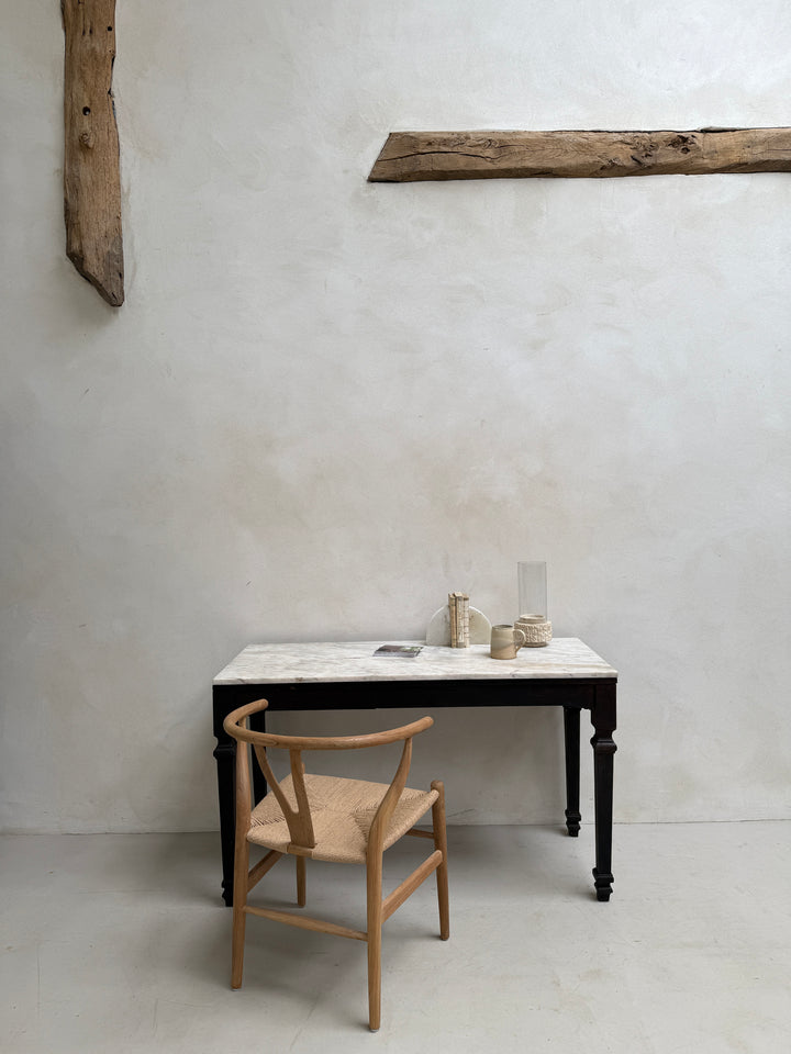 Antique Marble Top Console Table | Desk
