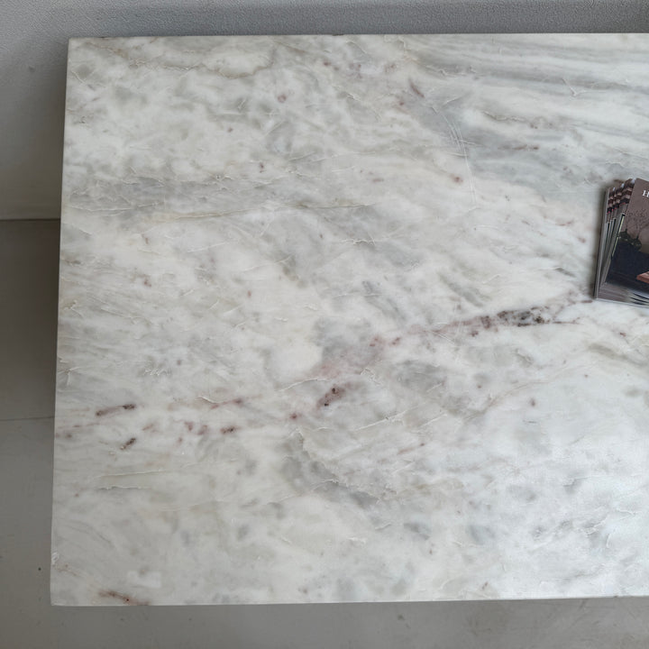 Antique Marble Top Console Table | Desk