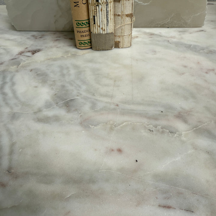 Antique Marble Top Console Table | Desk
