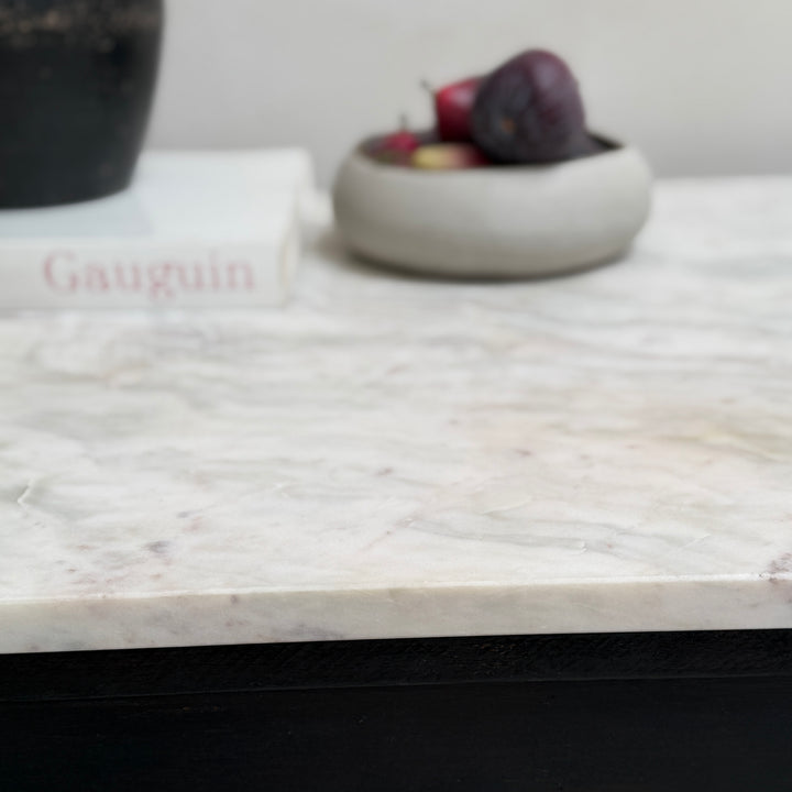 Antique Marble Top Console Table | Desk