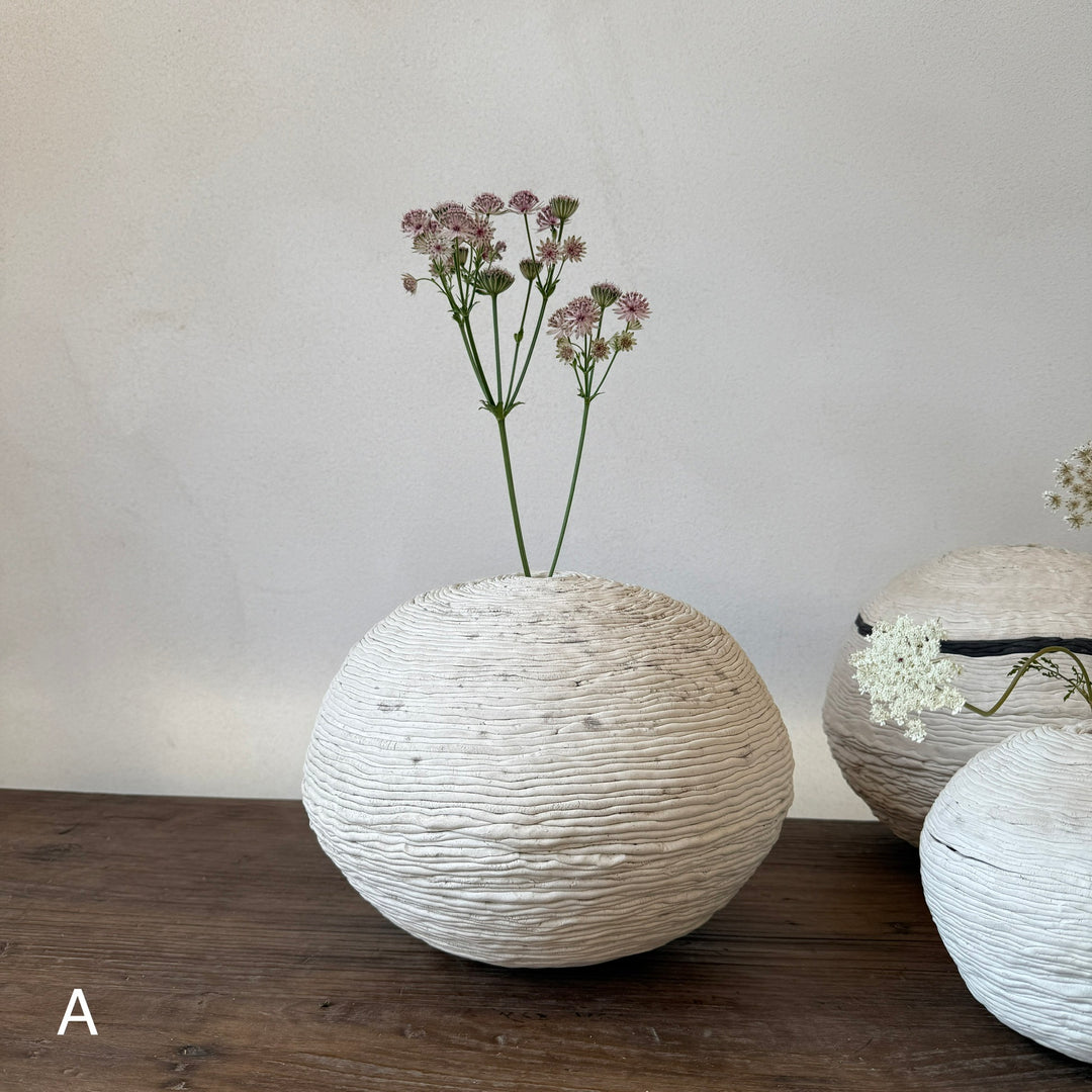 Hand-Formed South African Sculptural Ceramic Vessels