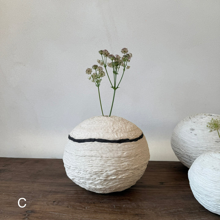 Hand-Formed South African Sculptural Ceramic Vessels