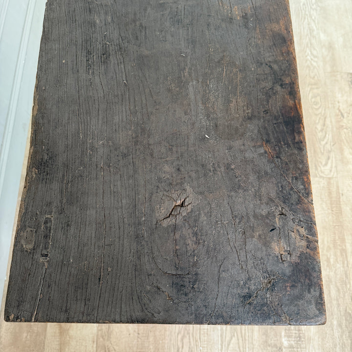 Antique Black Elm Cupboard Abingdon