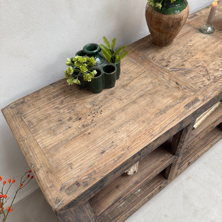 Antique Elm Sideboard Barlborough