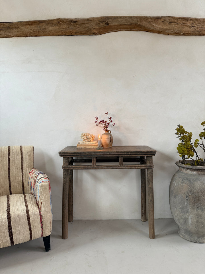 Pair of Small Antique Console Tables | Bow
