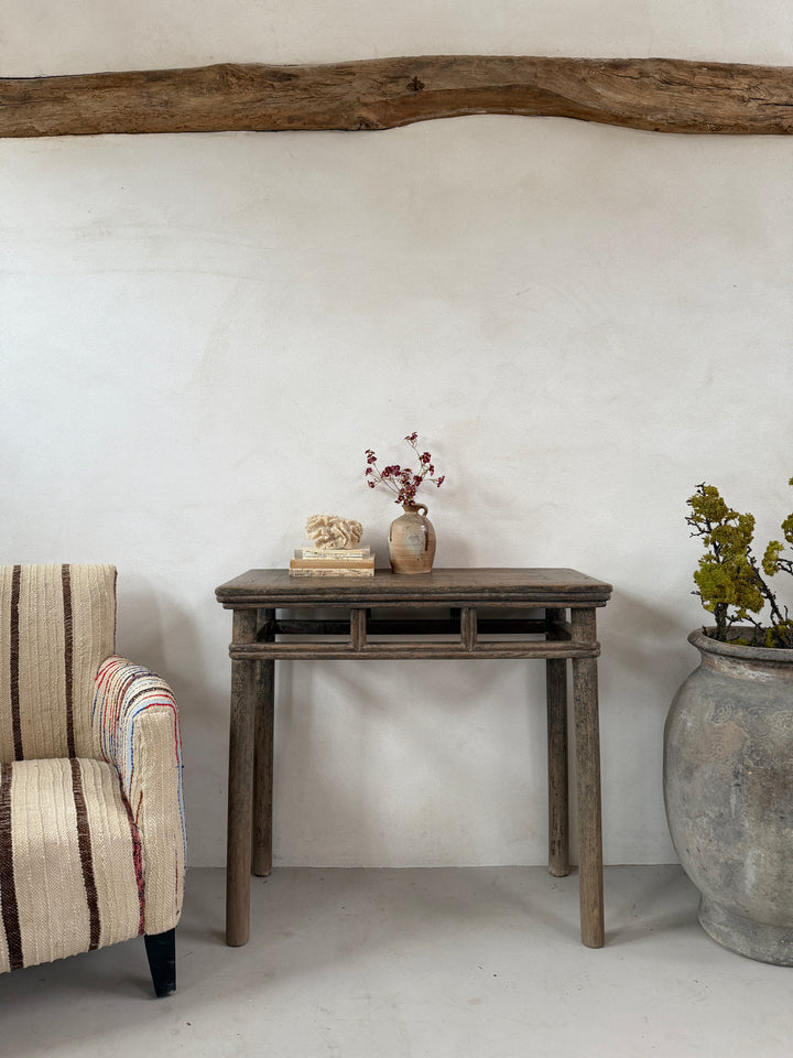 Pair of Small Antique Console Tables | Bow