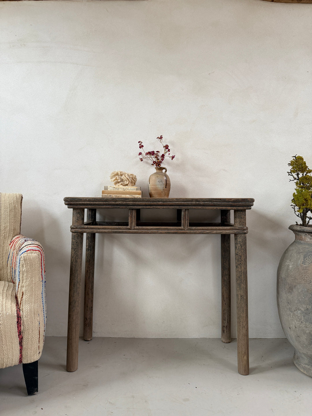 Pair of Small Antique Console Tables | Bow