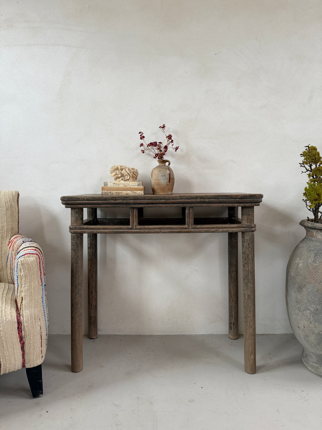 Pair of Small Antique Console Tables | Bow