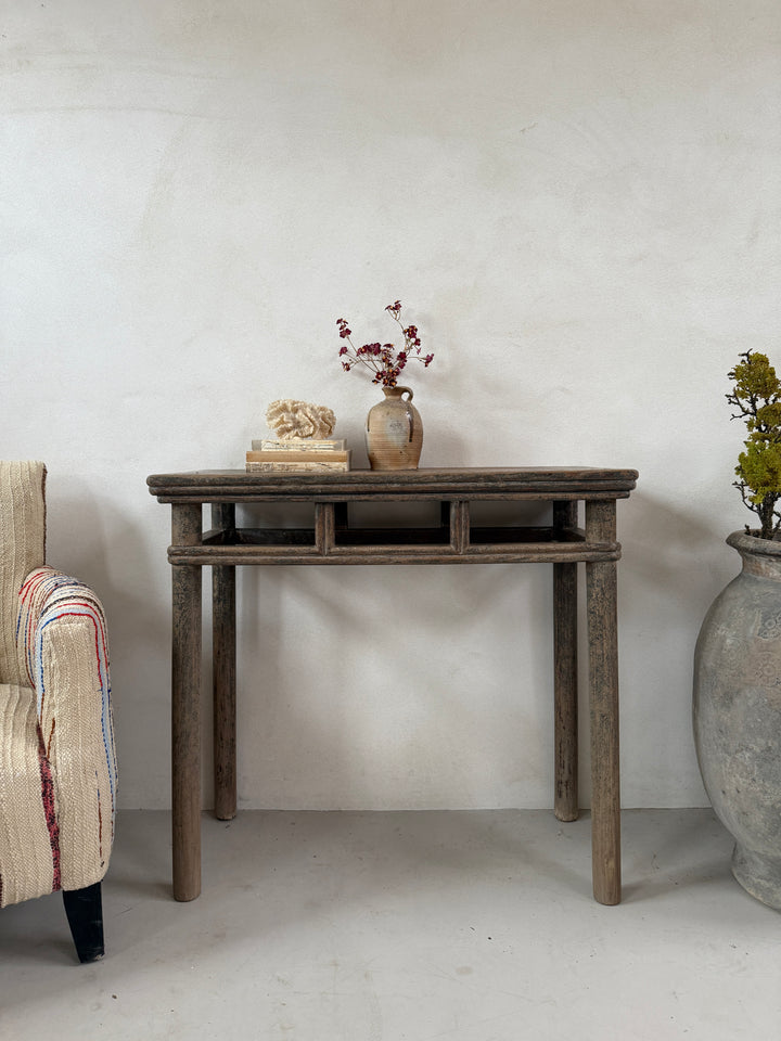 Pair of Small Antique Console Tables | Bow