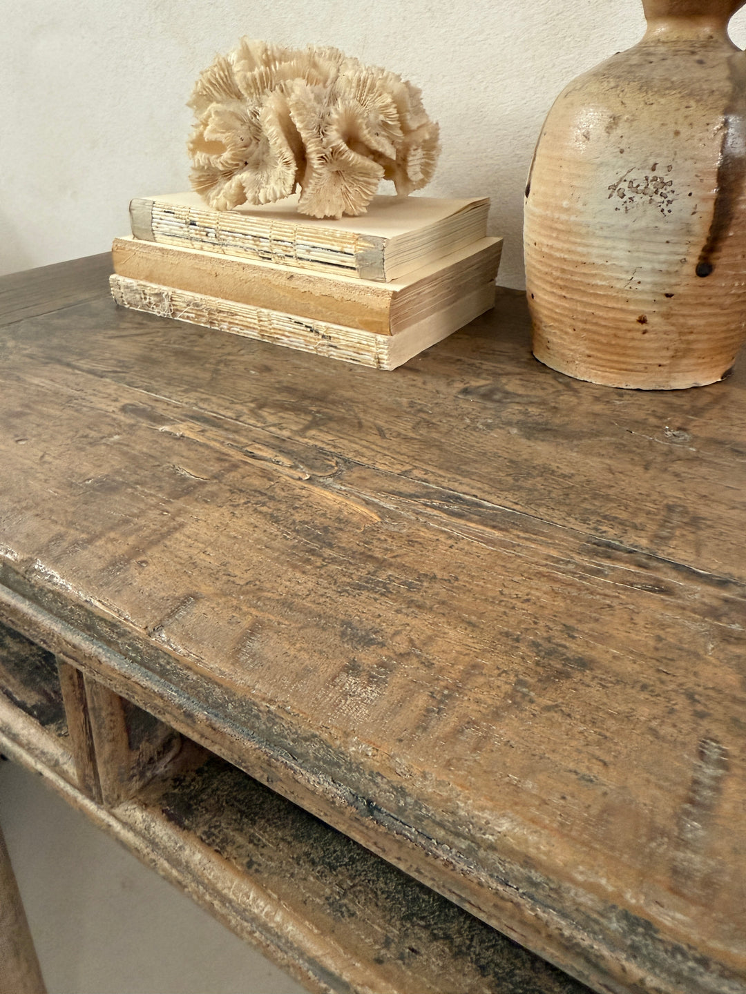 Pair of Small Antique Console Tables | Bow