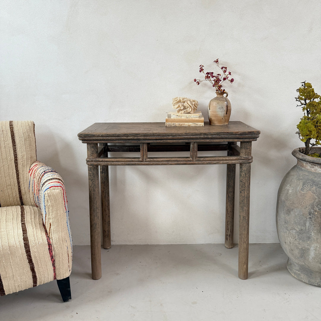 Pair of Small Antique Console Tables | Bow