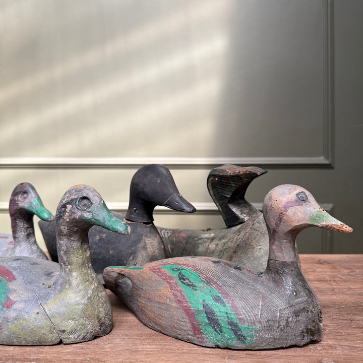 Antique Hand-Painted Decoy Duck