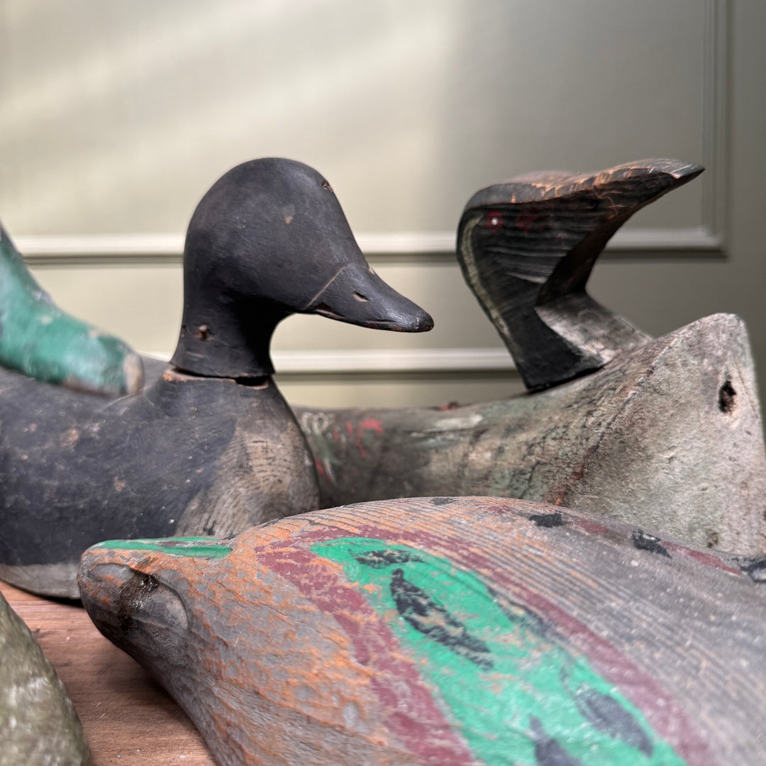 Antique Hand-Painted Decoy Duck