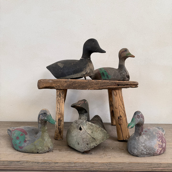 Antique Hand-Painted Decoy Duck