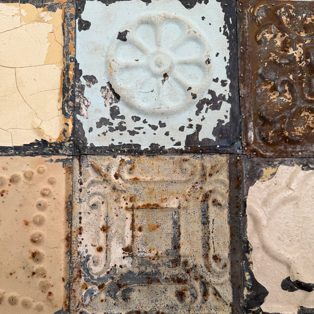 American tin tiles Artwork | 90x60cm