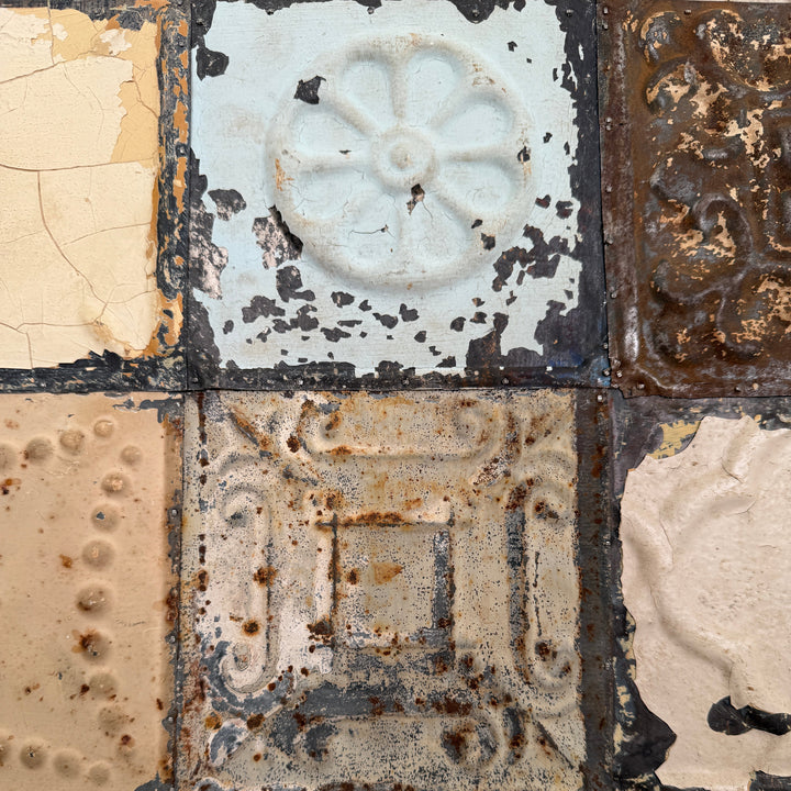 American tin tiles Artwork | 90x60cm
