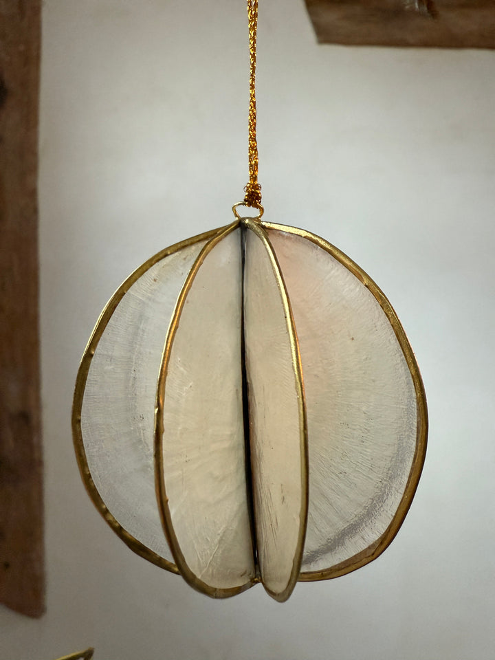 Christmas ball ornament pearlescent