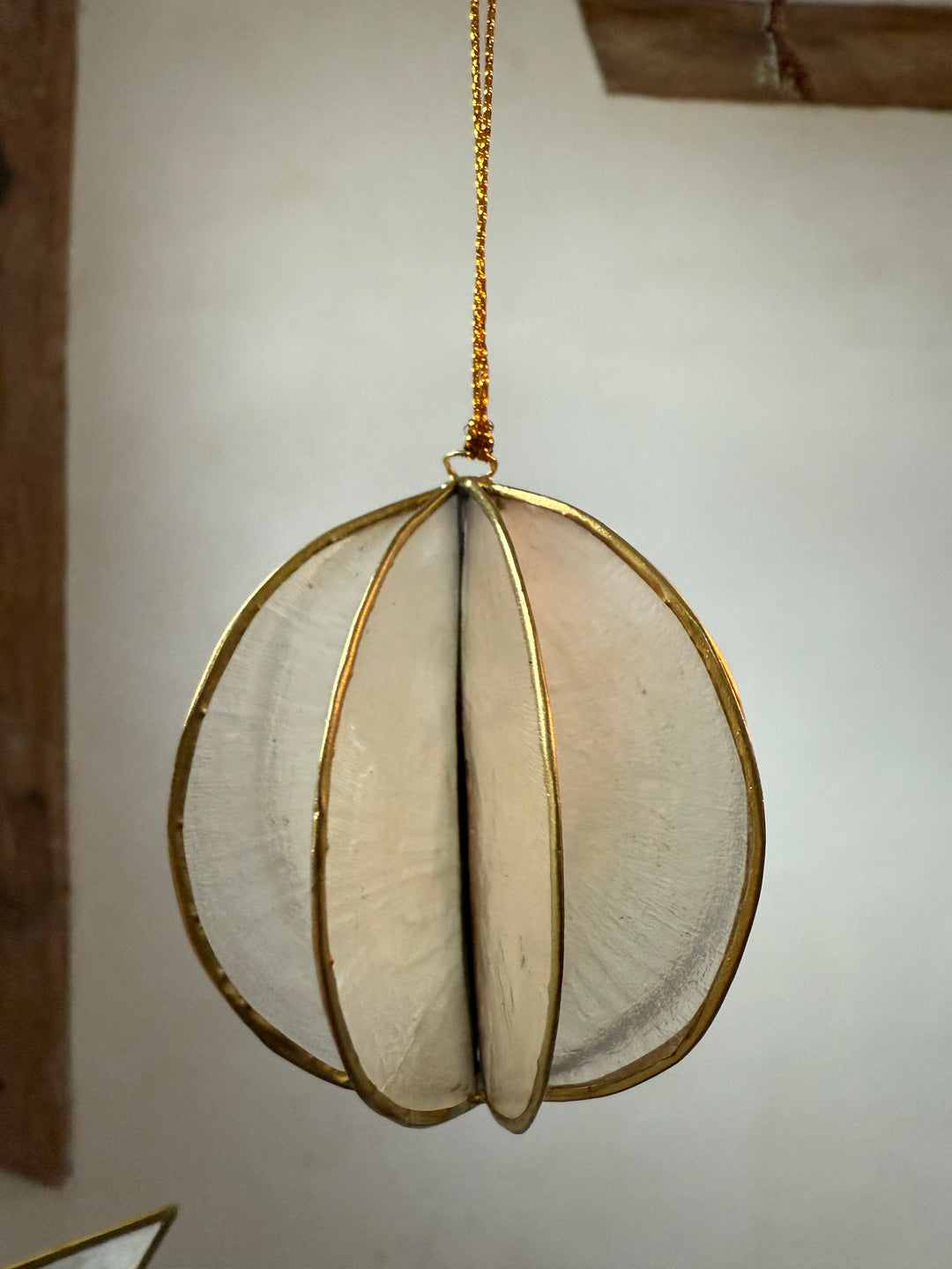Christmas ball ornament pearlescent