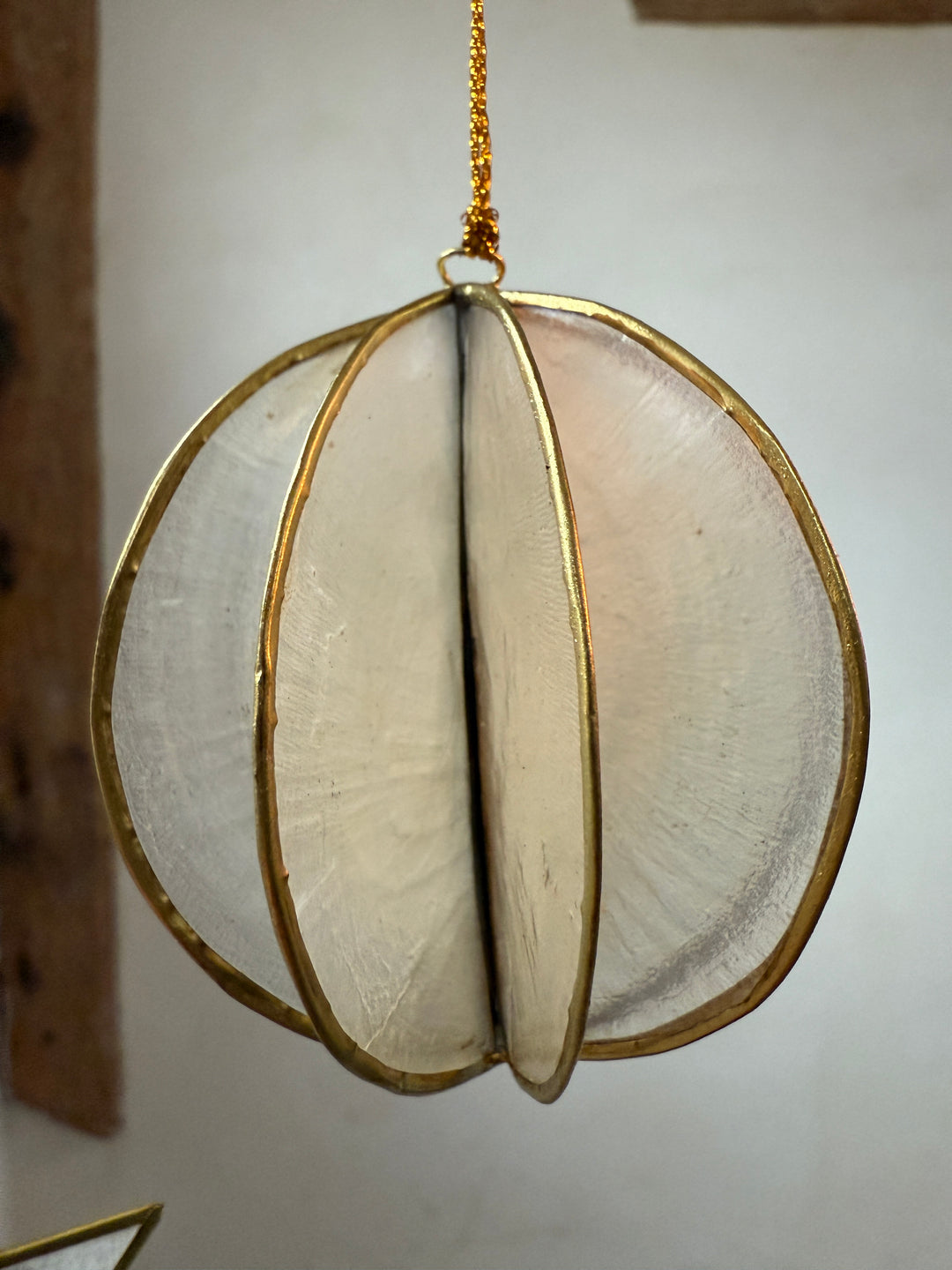 Christmas ball ornament pearlescent