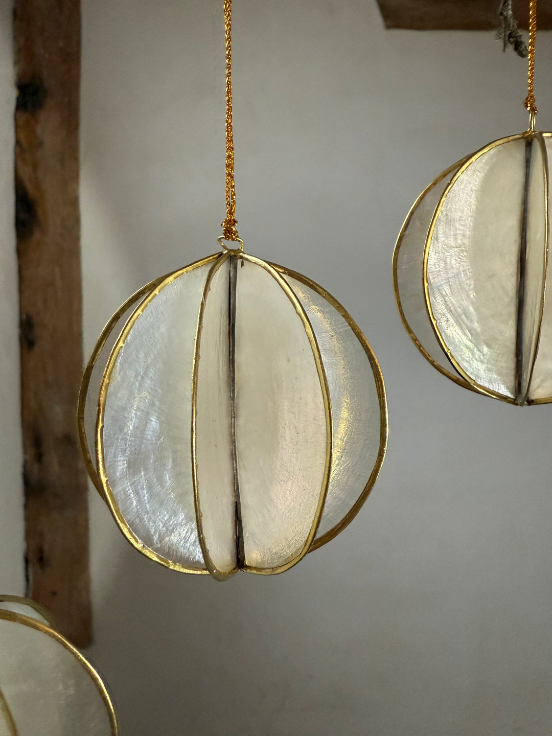 Christmas ball ornament pearlescent