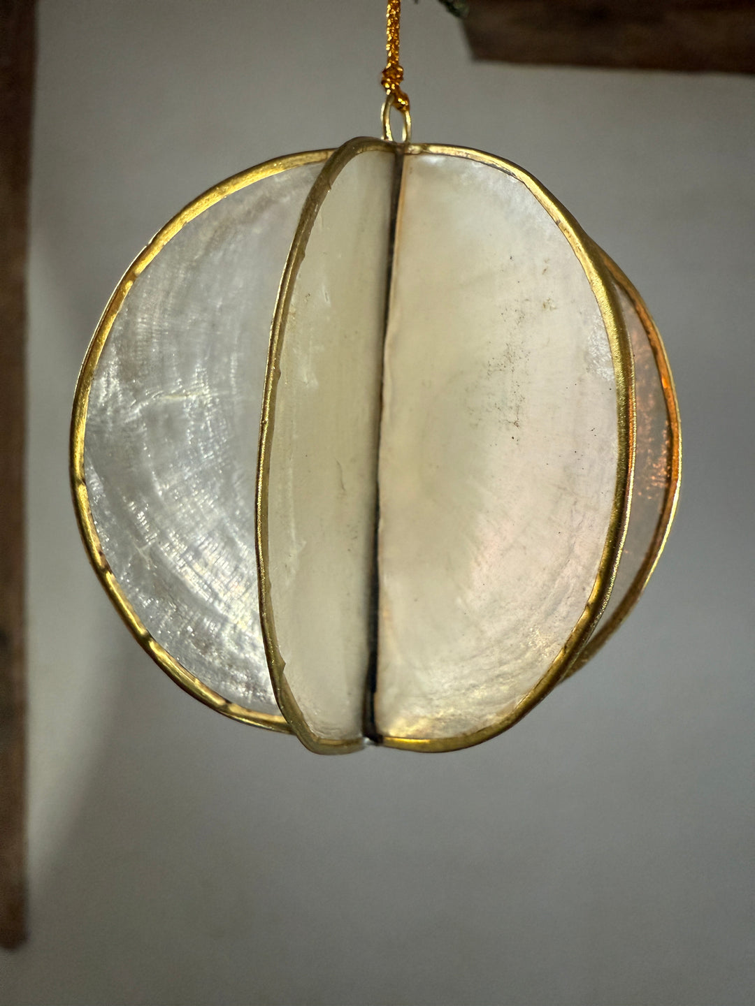 Christmas ball ornament pearlescent