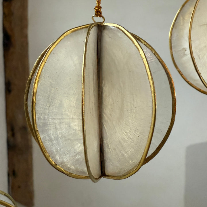 Christmas ball ornament pearlescent