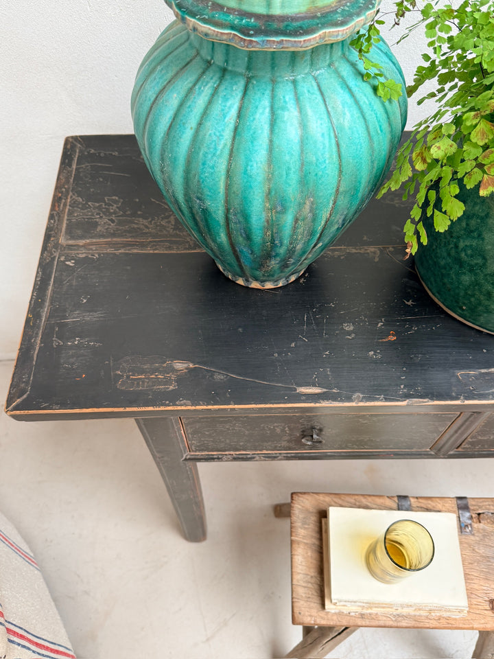 Antique Black Console Table | Owen