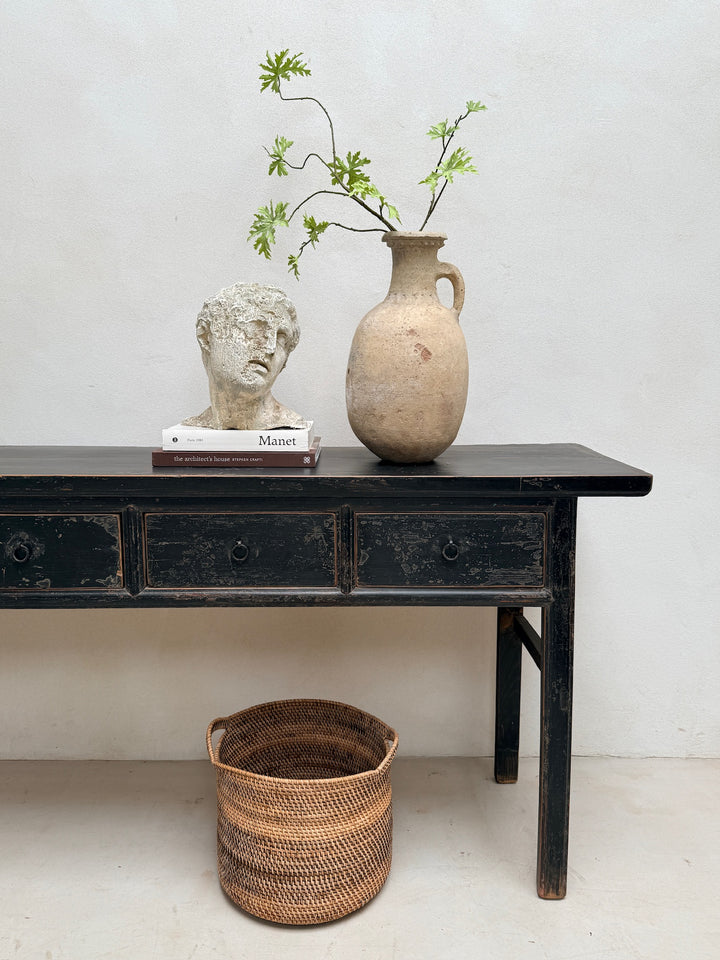 Antique Black Console Table | Owen