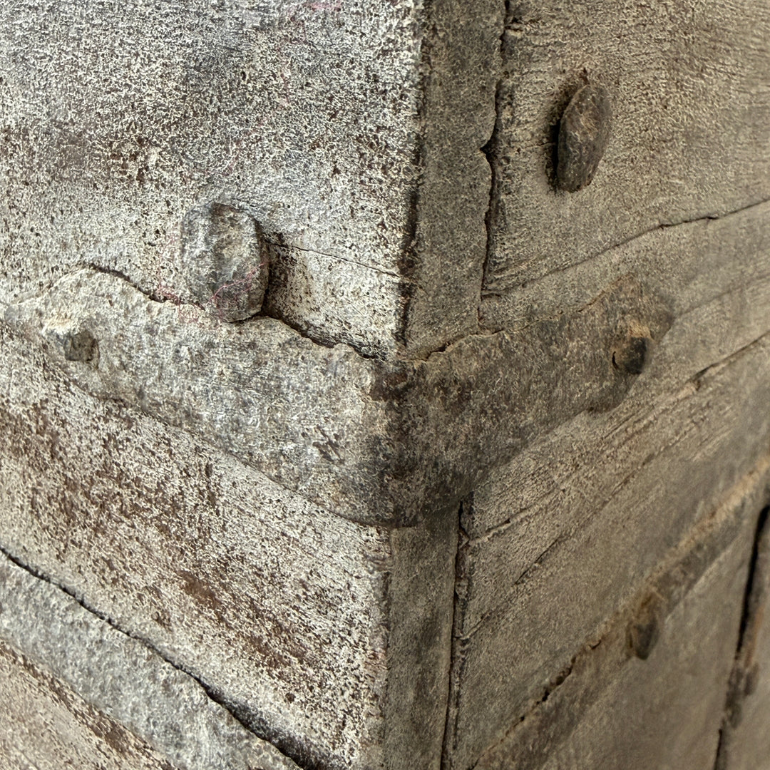 Antique 19th Century Indian Teak Dowry Chest | Cinta