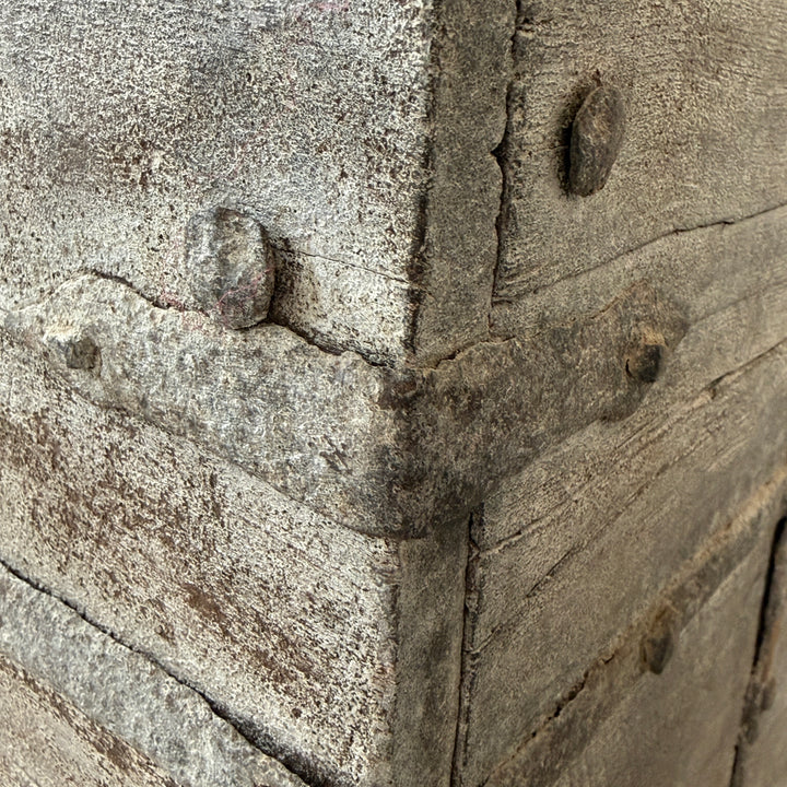 Antique 19th Century Indian Teak Dowry Chest | Cinta