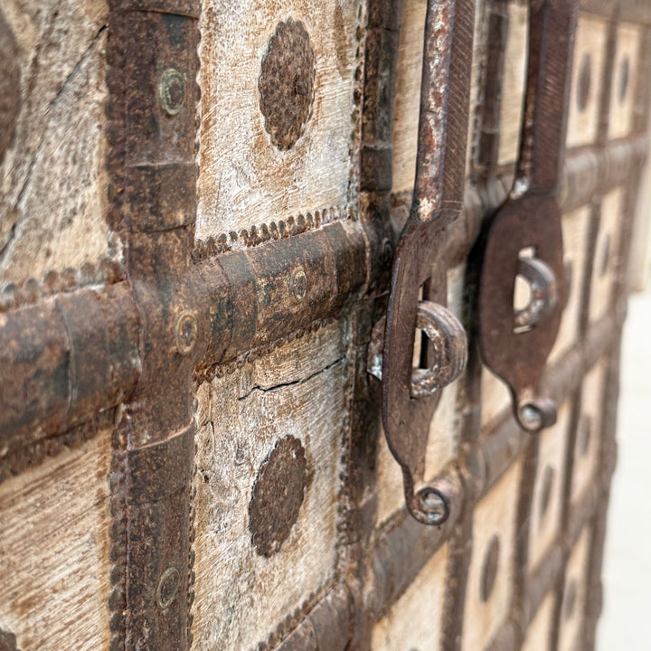 Antique 19th Century Indian Teak Dowry Chest | Laili