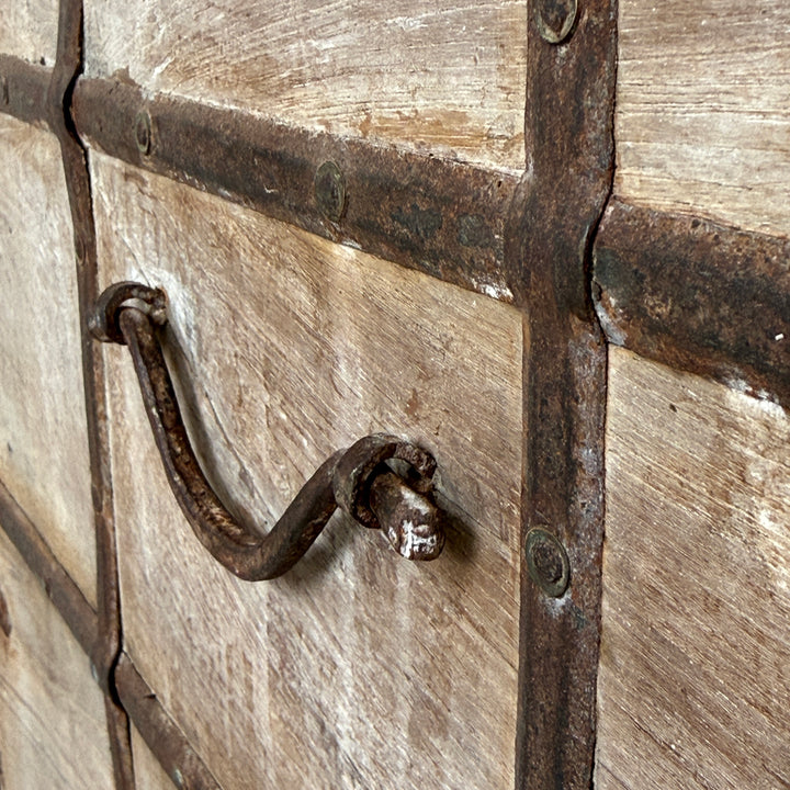 Antique 19th Century Indian Teak Dowry Chest | Laili