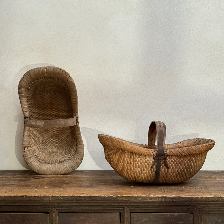 Antique Woven Flower Trug