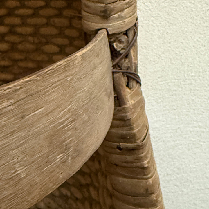 Antique Woven Flower Trug