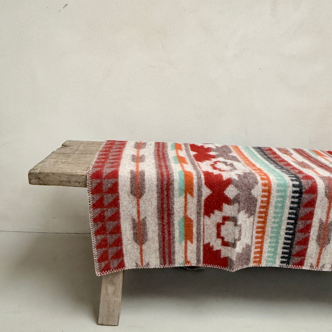 Lambswool felt Navajo Blanket