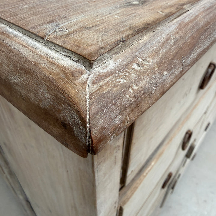 Vintage Whitewashed Chest Of Drawers | Anisia